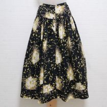 黒薔薇ブーケスカート