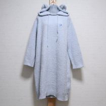サックスくま耳フードふわもこチュニック