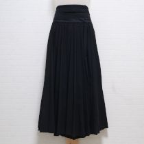黒カットオフプリーツスカート【3(9号)】