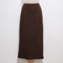 茶ニットスカート