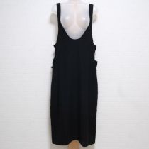 黒サイドリボンポリジャンパースカート