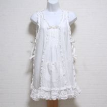 白ロゴ刺繍ローンタブリエ