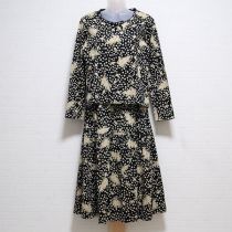 黒ライラックカットソー上下セット