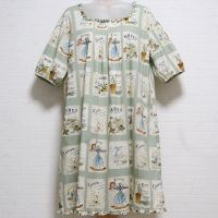 薄荷ハーバルキャットチュニックブラウス