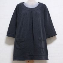 グレータック入りカットソーチュニック【M】