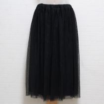 黒チュールレーススカート