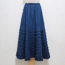 青フリルローンスカート