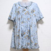ブルー系勿忘草チュニック