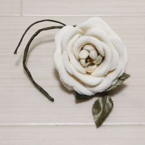 白薔薇コサージュ