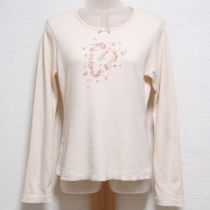 生成ハートリース長Tシャツ【M】