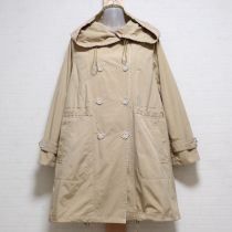 ベージュボタンモチーフライナー付きダブルコート【3(9号)】