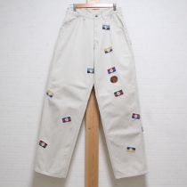 生成サッカーパッチ&刺繍カーゴパンツ【L】