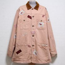 ピンクワッペンデニムコート