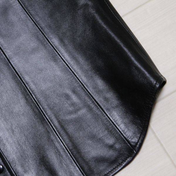 黒羊革シャツジャケット【M】 - ピンクハウス通販｜リサイクル