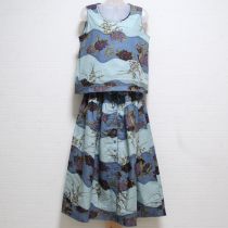 青系朝顔&紫陽花和柄セット