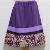 紫藤柄使いスカート