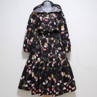 黒チューリップフード付きワンピース