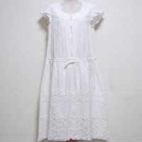 白エンブロイダリーワンピース【9号】