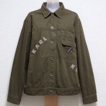 カーキロゴパッチジャケット【M】
