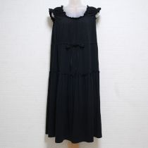 黒ノースリカットソーワンピース【9号】