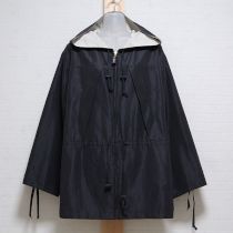 黒×生成ロゴ入りリバーシブルコート
