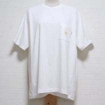 白胸ポケット付きTシャツ
