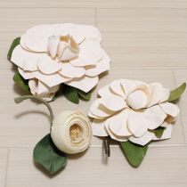 白くちなし&薔薇3個セット