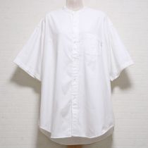 白ヘンリーネックシャツ【L】