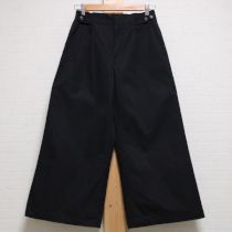 黒チノセミワイドパンツ【3(9号)】
