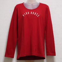 赤ロゴ長Tシャツ
