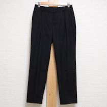 黒センタープレスタックパンツ【3(9号)】