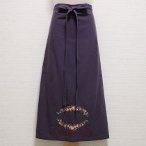 パープル小薔薇刺繍タブリエ