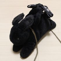 黒うさぎ2WAYぬいぐるみバッグ