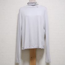 ライトグレーフラワーモチーフ付きカットソー【3(9号)】