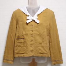 からしロゴ刺繍入りセーラージャケット
