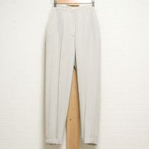 白ドットポリパンツ