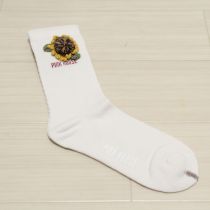 生成ひまわりモチーフソックス