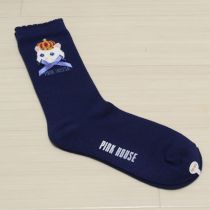 ネイビースノーフェアリーテールソックス