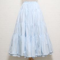 水色ピコフリルローンレイヤー風スカート