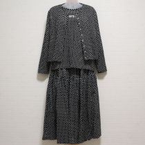 黒水玉カットソー3点セット