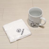 白カメリアマグカップ&ミニタオル
