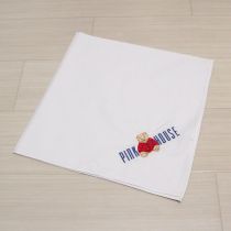白ダッフルくま刺繍バンダナ