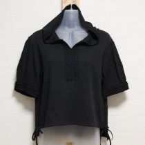 黒ピコフリルフーディカットソー【3(9号)】