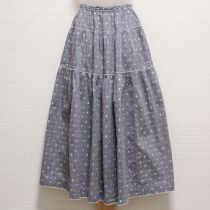 グレー系イカリ柄スカート