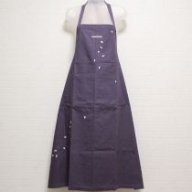 パープルうさぎ刺繍エプロン