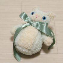 薄荷ローリーポーリー猫ぬいぐるみコサージュ