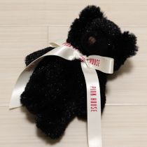 黒くまぬいぐるみコサージュ