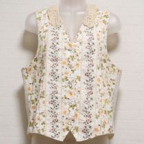 生成いぬい薔薇pt刺繍ベスト&メトロ帽