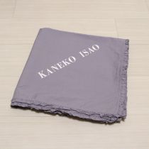 パープルロゴ入りストール