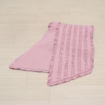 ピンク6オンスデニムピコフリルサッシュベルト